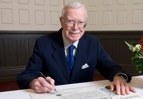 Former Manitoba premier Duff Roblin.