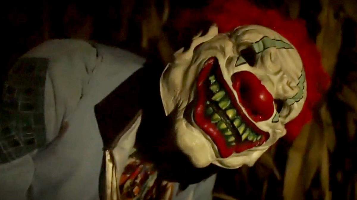 File photo of an actor at the Field of Screams corn maze at O'Keefe Ranch near Vernon, B.C.