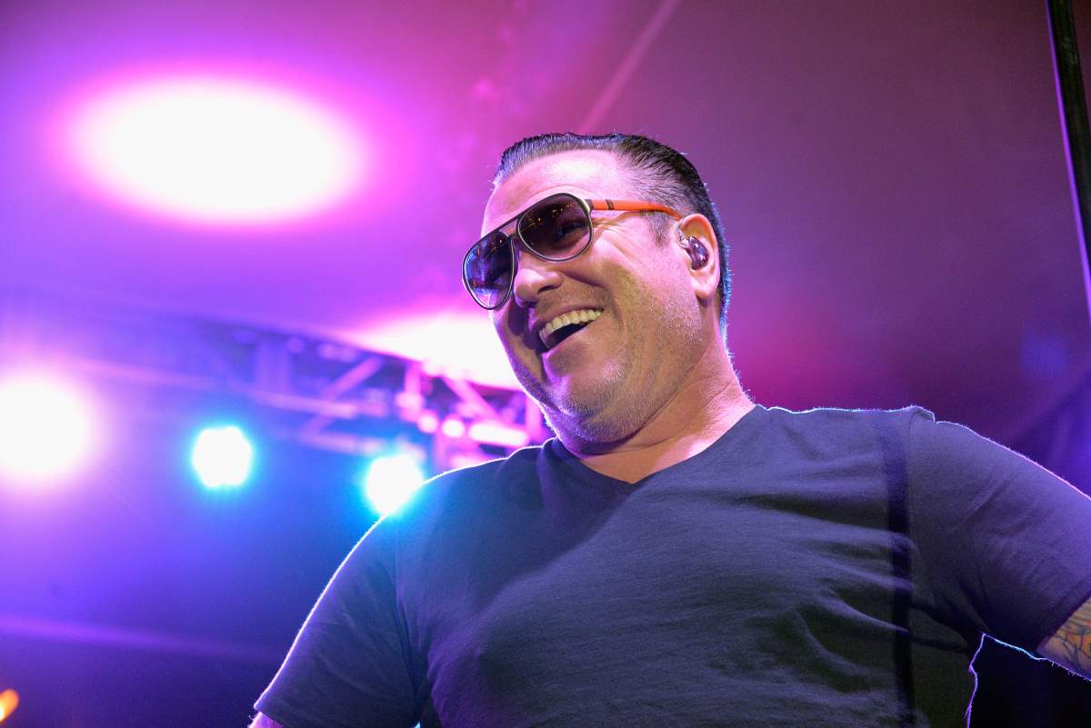 Steve Harwell of Smash Mouth performs at The Park at The Grove on July 20, 2016 in Los Angeles, California. 