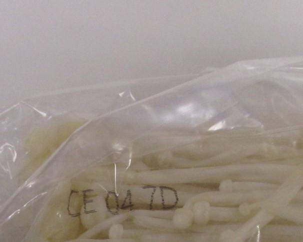 Enoki mushrooms