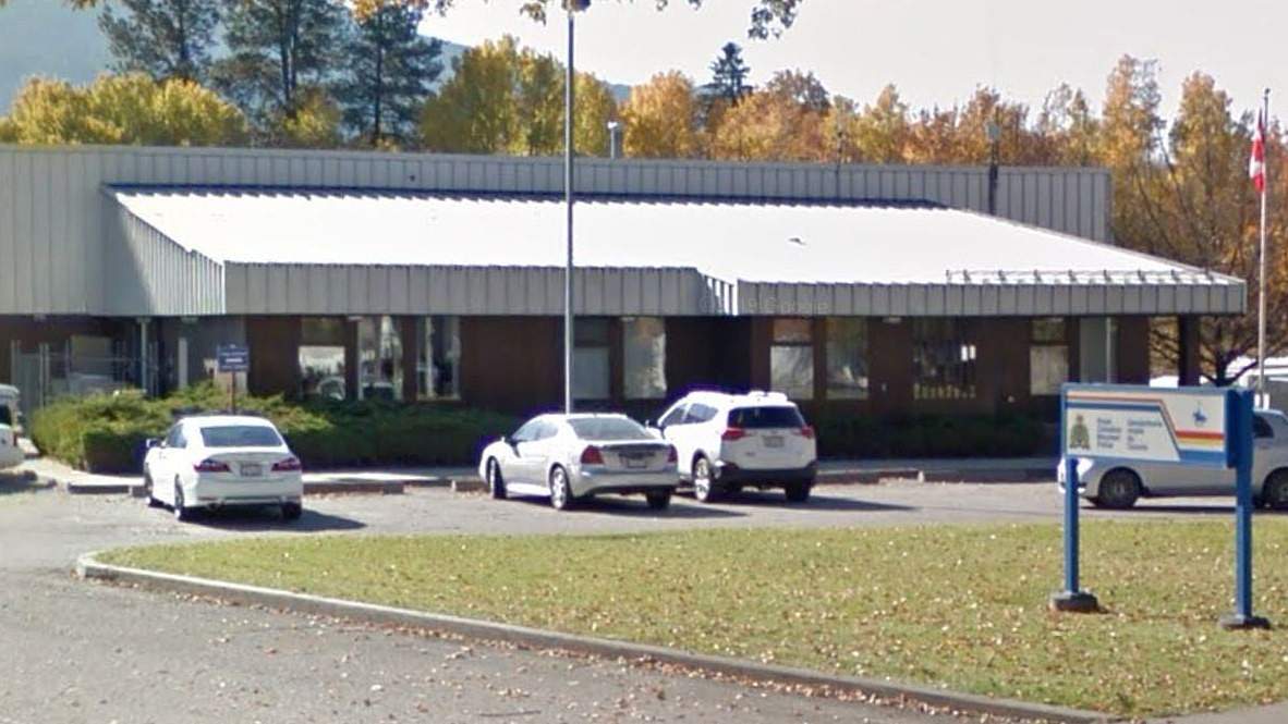 The RCMP detachment in Grand Forks, B.C.