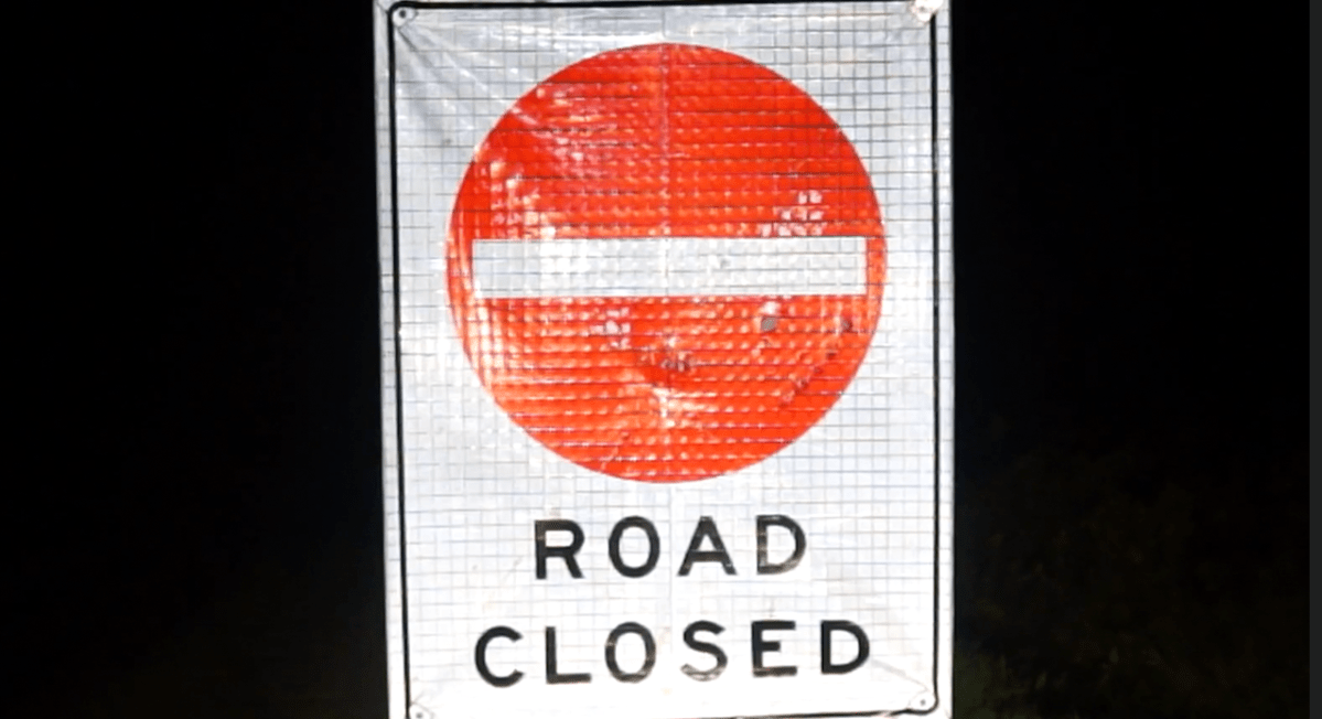 A driver was charged after driving past a road closure sign for a collision on Highway 7 in the City of Kawartha Lakes on Sept. 17, 2023.