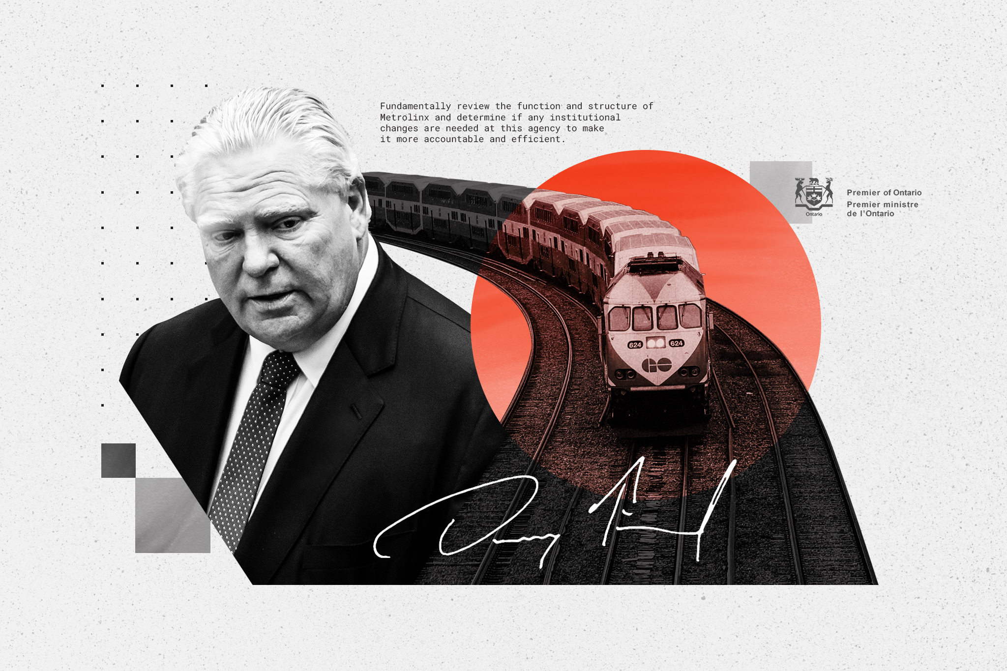 The 2018 mandate letter written for then-Minister of Transportation John Yakabuski laid out a series of significant and potentially controversial changes, including a complete re-evaluation of Metrolinx