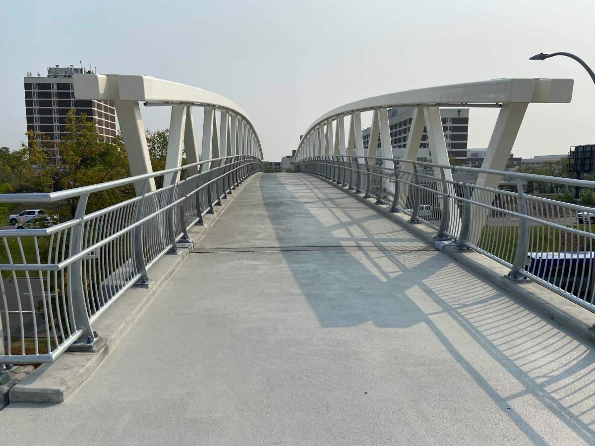 The West Edmonton Mall footbridge over 170 Street, on Friday, Sept. 1, 2023.
