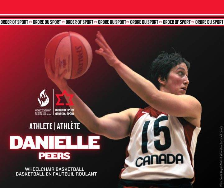 Danielle Peers, a wheelchair basketball player who was born and raised in Edmonton.