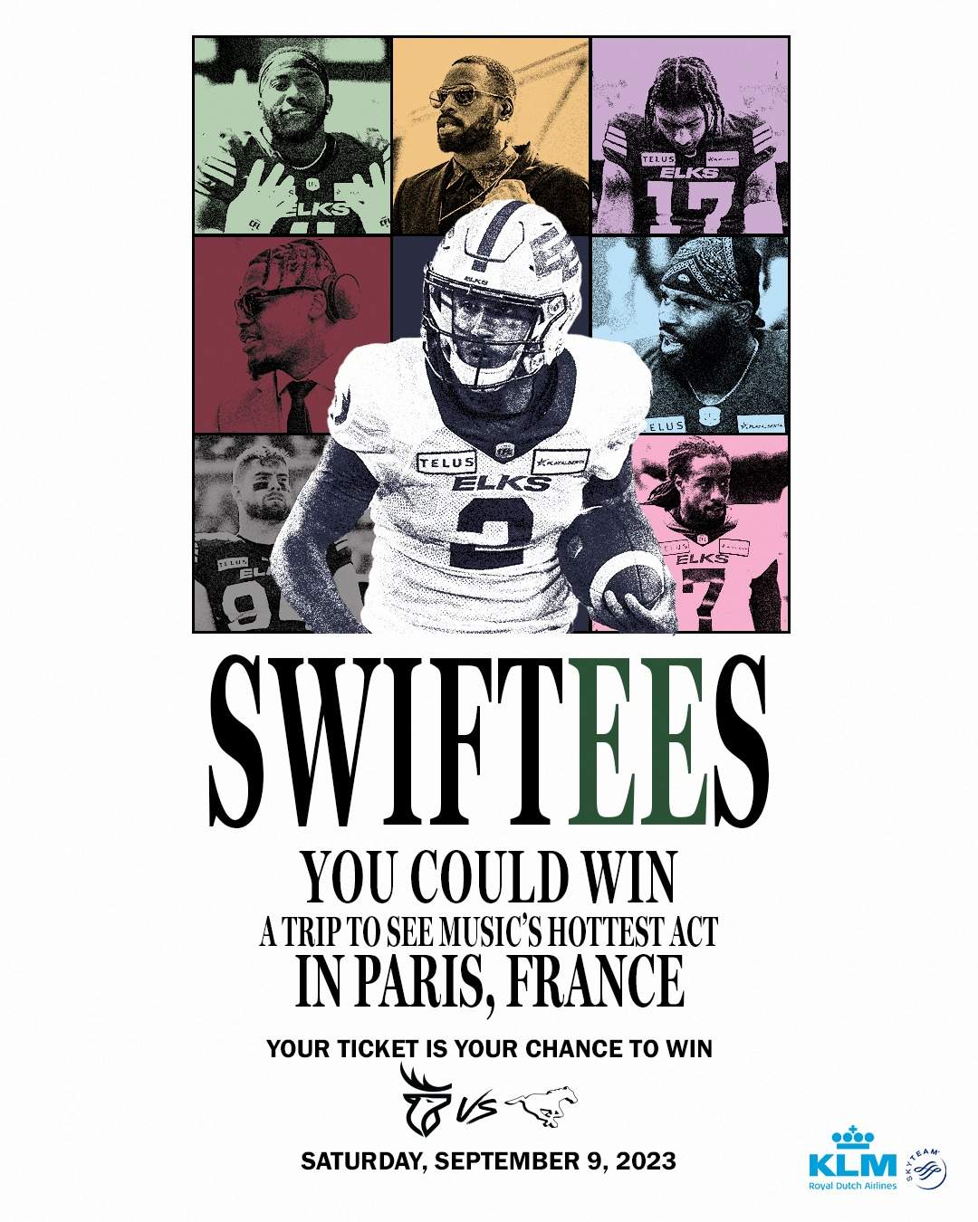 Elks fans will get the chance to win Taylor Swift tickets at Saturday’s game.
