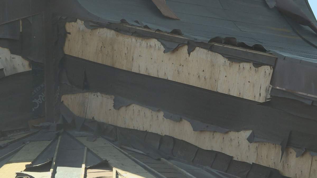 The exterior of Thunderbird House is in dire need of repair after it was vandalized during the pandemic.