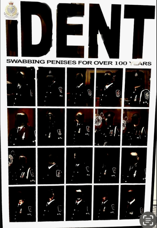 Sources tell Global News that this poster was displayed at the office of the Vancouver Police Department and produced on company time. Global News has blacked out the faces of the officers in the poster.