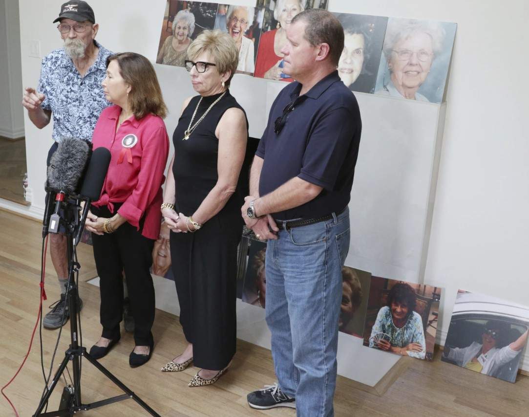 Families of the victims of Billy Chemirmir speak with the press following news that he had been killed in prison by his cellmate.