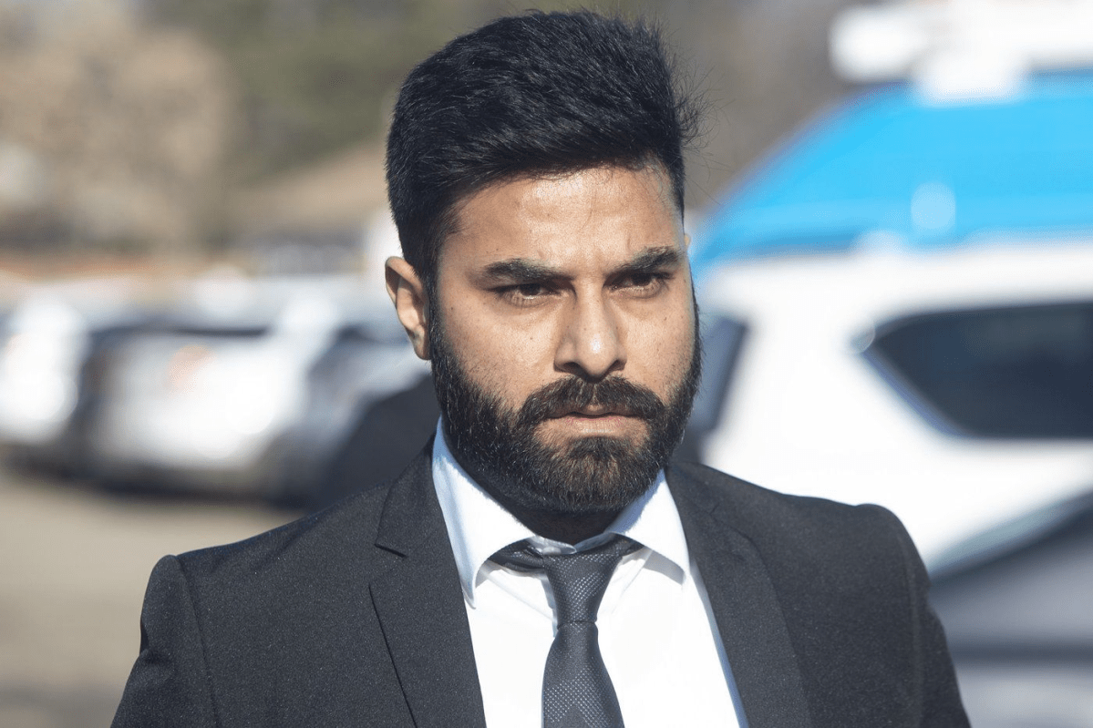 Jaskirat Singh Sidhu walks into the Kerry Vickar Centre for his sentencing in Melfort, Sask., on March 22, 2019.