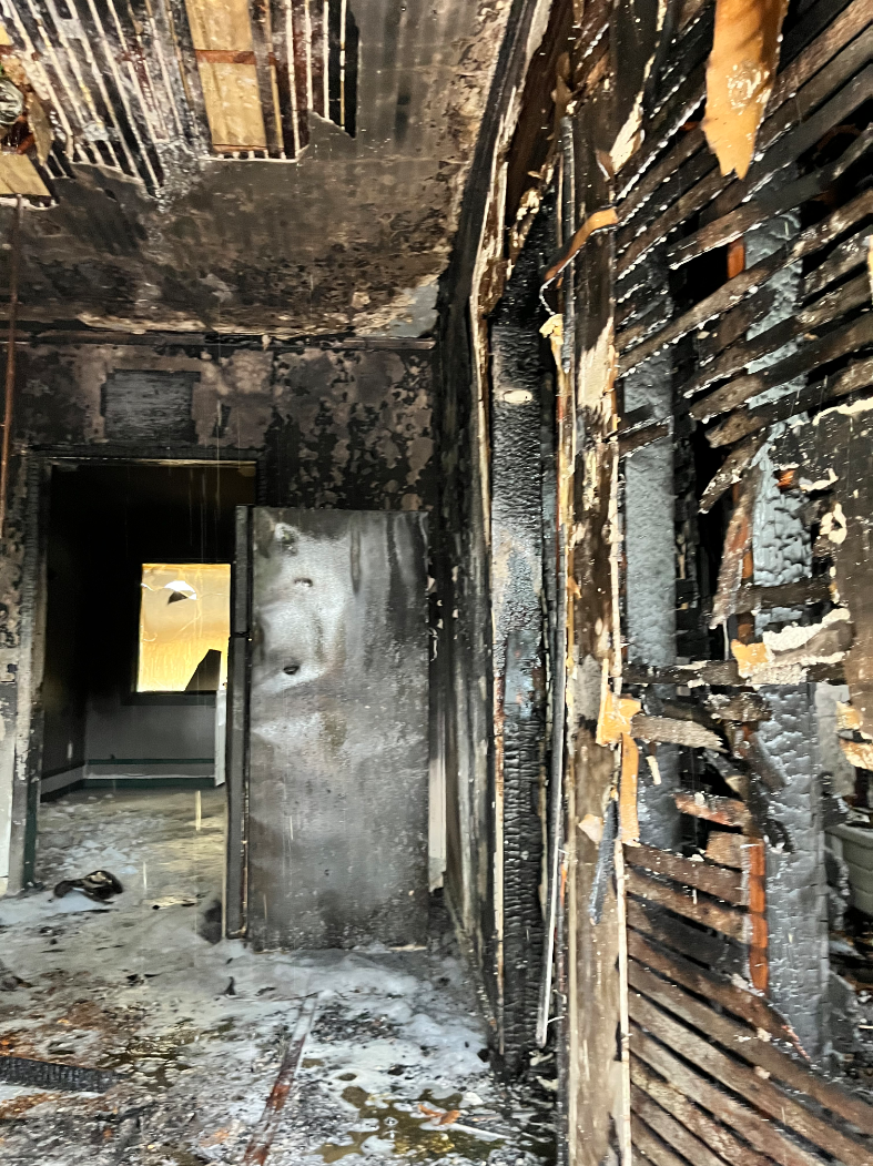 Fire crews responded to a house fire in the 100 block of Avenue L South on Wednesday.