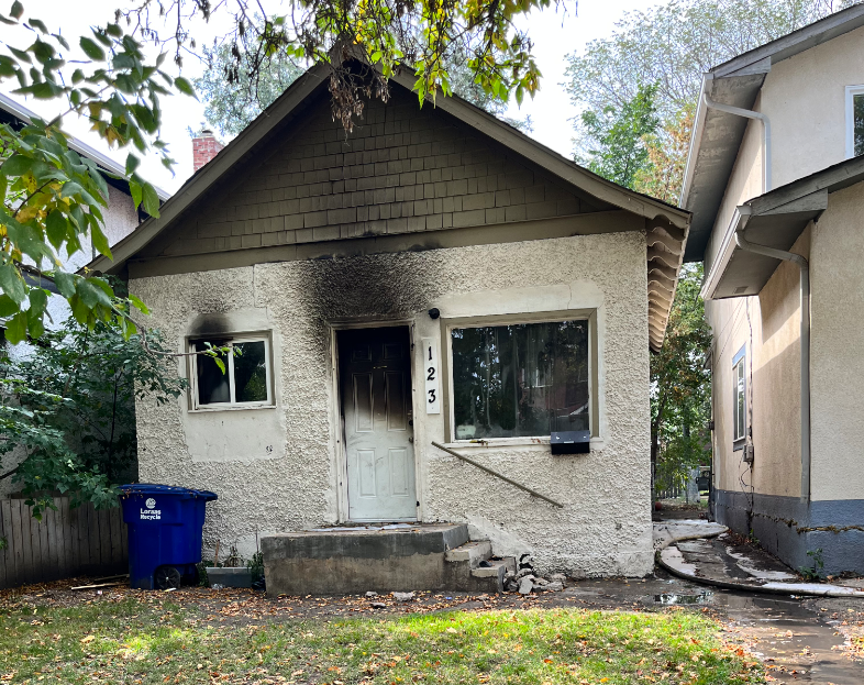 Fire crews responded to a house fire in the 100 block of Avenue L South on Wednesday.