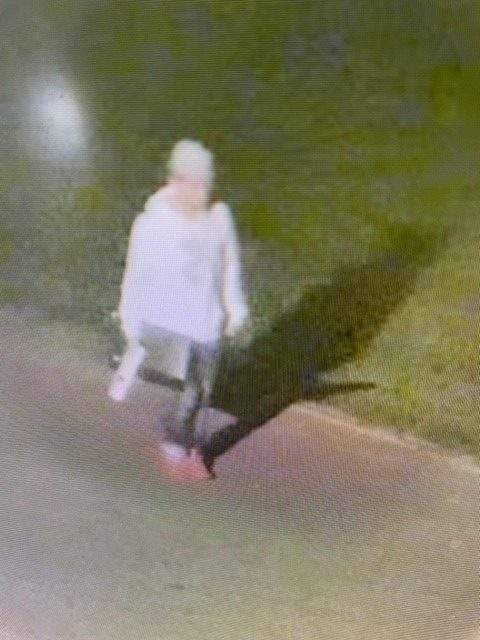 A suspect in the Fort Saskatchewan, Alta. school break-in.