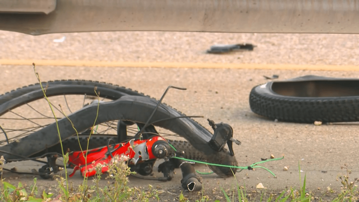 A collision on Friday morning on Highway 16 westbound between Broadmoor Boulevard and Anthony Henday Drive left at least one person dead.