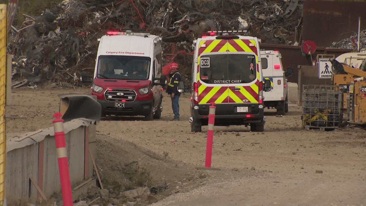 A worker has been seriously injured after a possible industrial accident in southeast Calgary on Monday.