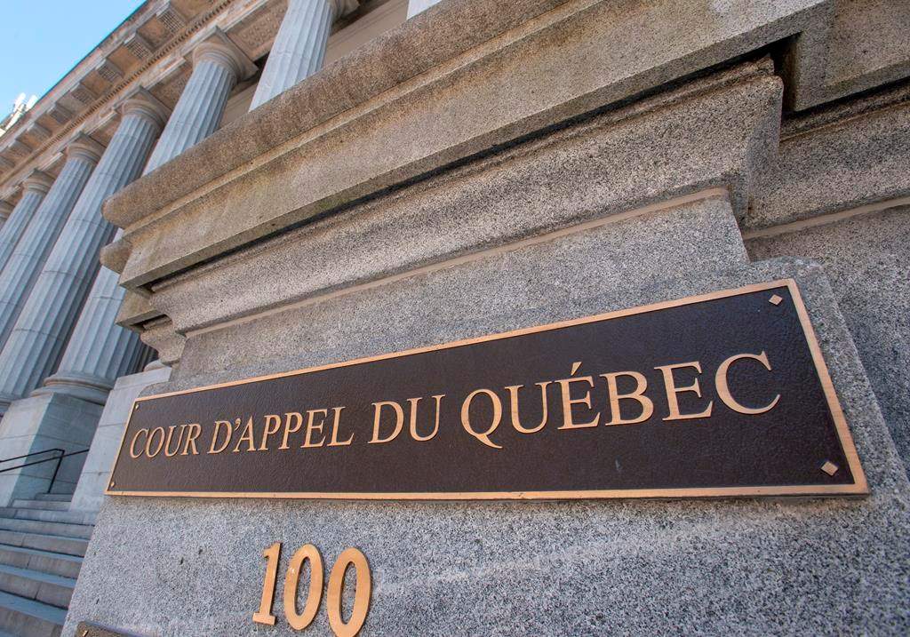 The Quebec Court of Appeal is seen in Montreal on March 27, 2019. 