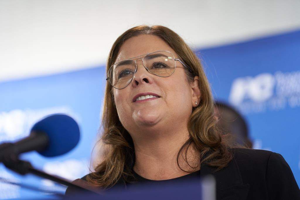 Former Manitoba premier and outgoing PC party leader, Heather Stefanson.