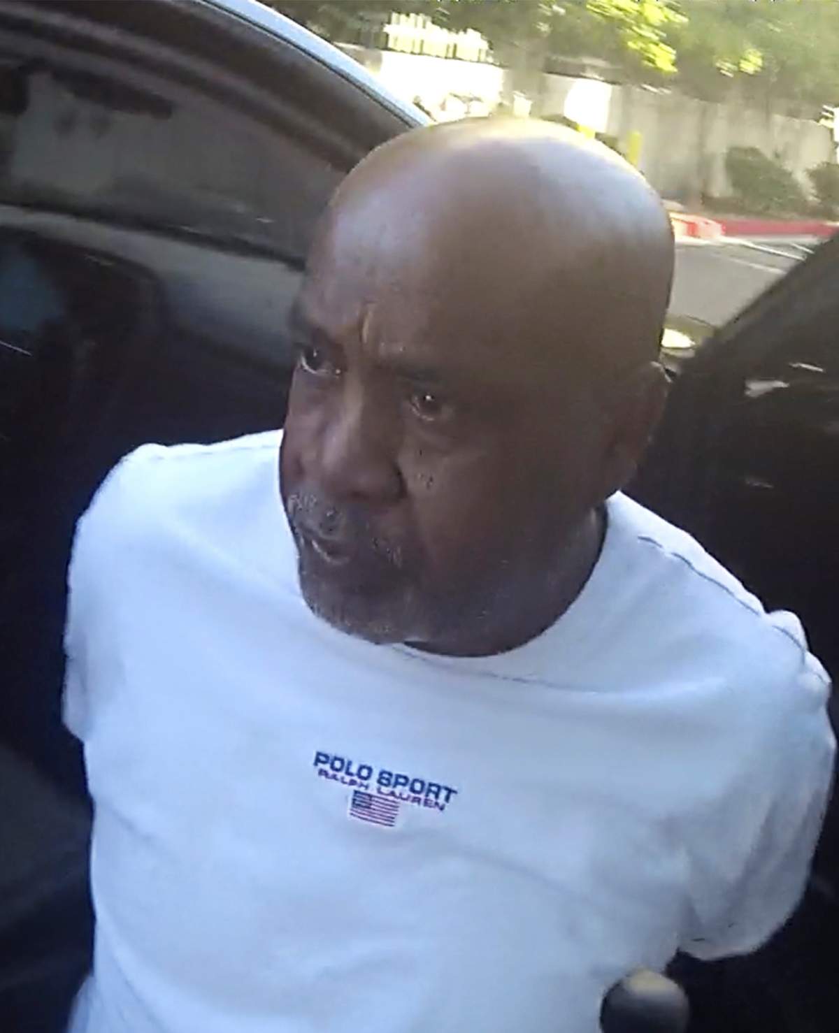 This photo provided by the Las Vegas Police Department shows Duane ‘Keffe D’ Davis during his arrest in Las Vegas on Sept. 29.