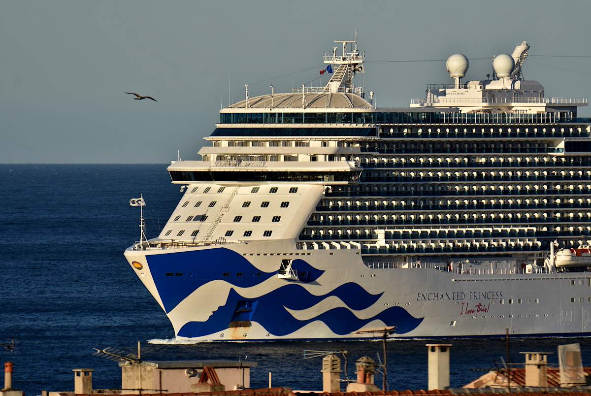 A Princess Cruises ship.