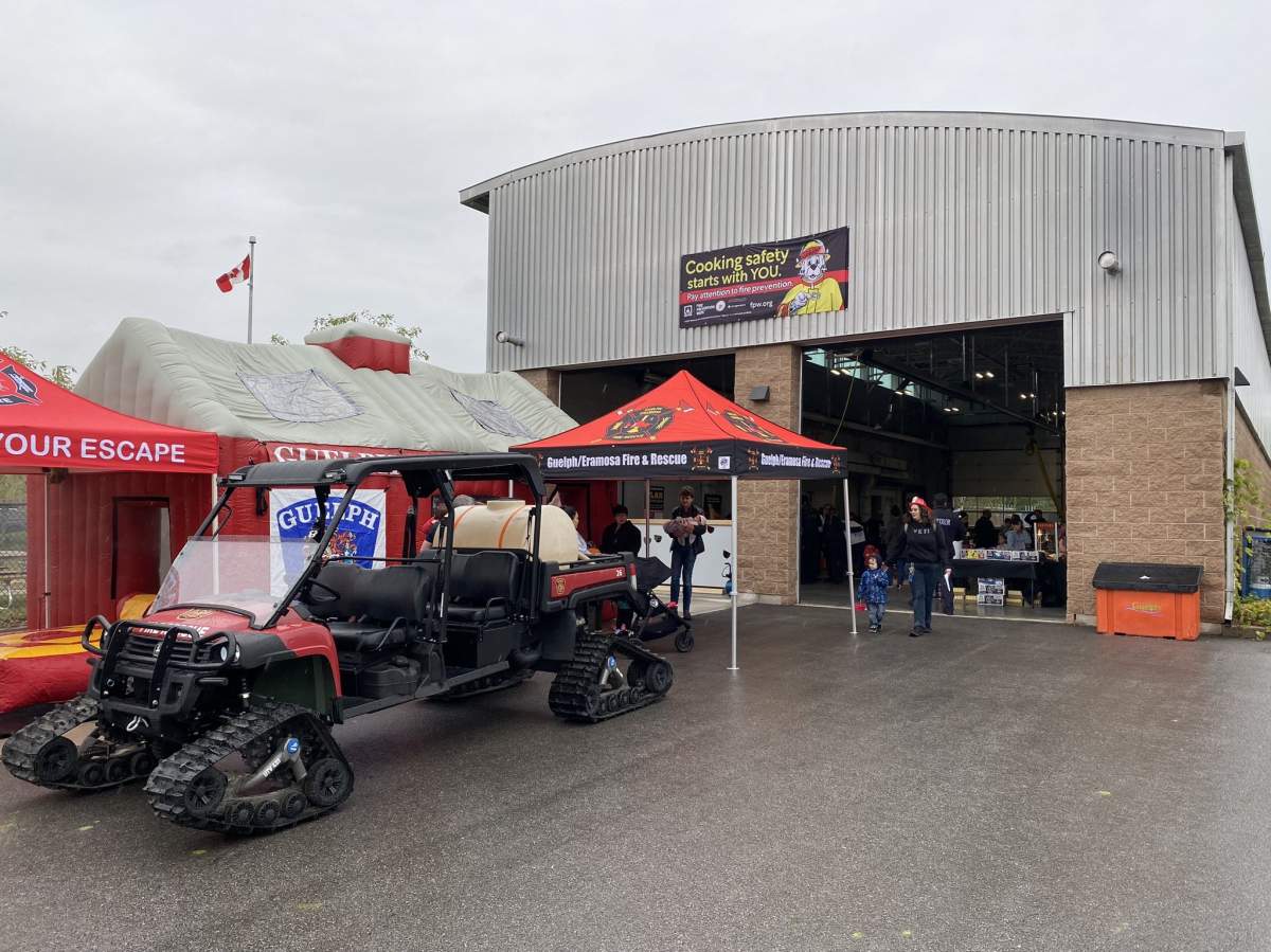 The fire station near the recreation centre on Imperial Rd. opened its doors to the public for Fire Prevention Day.
