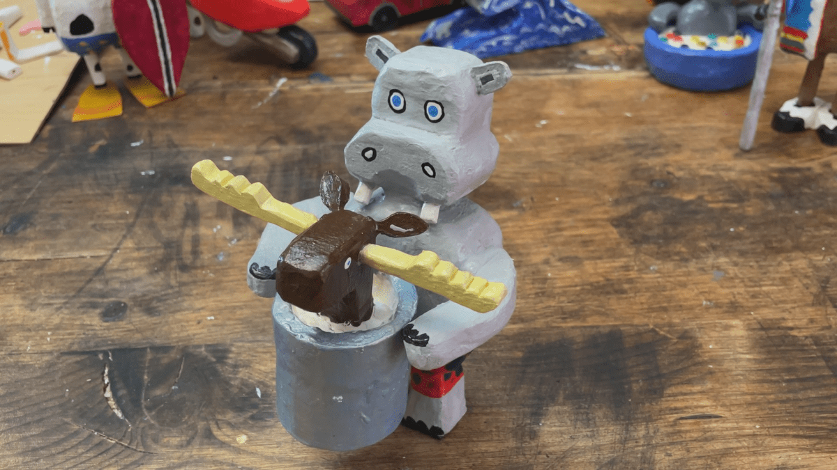 New Brunswick folk artist carves whimsical riddles in father’s memory - image