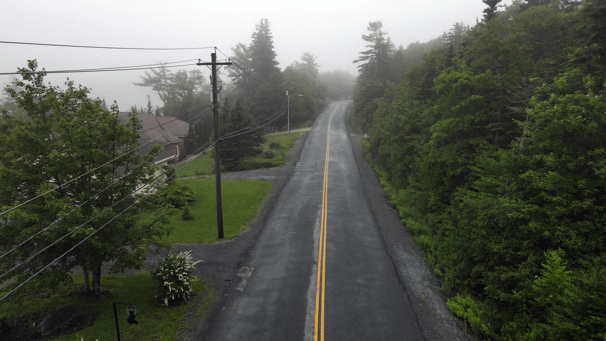 Pockwock Road is the main throughway in Upper Hammonds Plains. Several new apartment complexes and row houses have been added near the end of the road, which ceases at the J.D. Kline Water Treatment Plant.