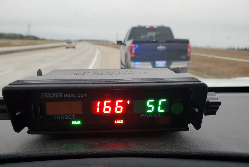 RCMP caught the 18-year-old driver Oct. 1.