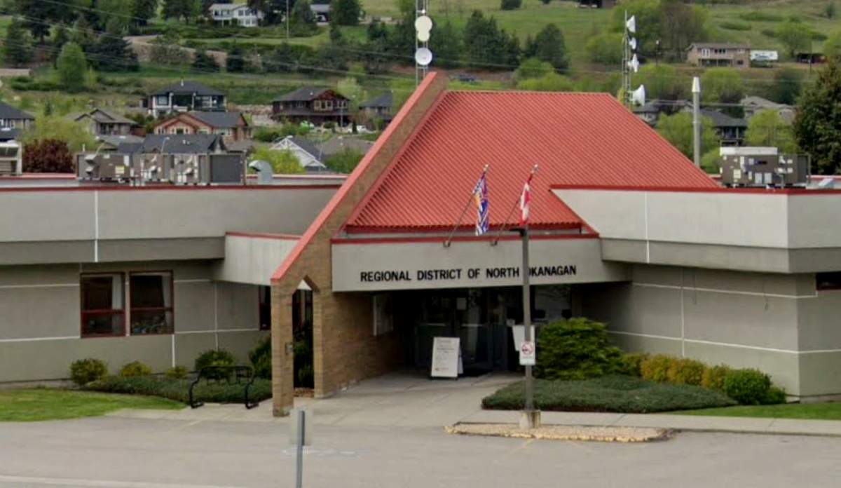 The Regional District of North Okanagan head office in Coldstream, B.C.
