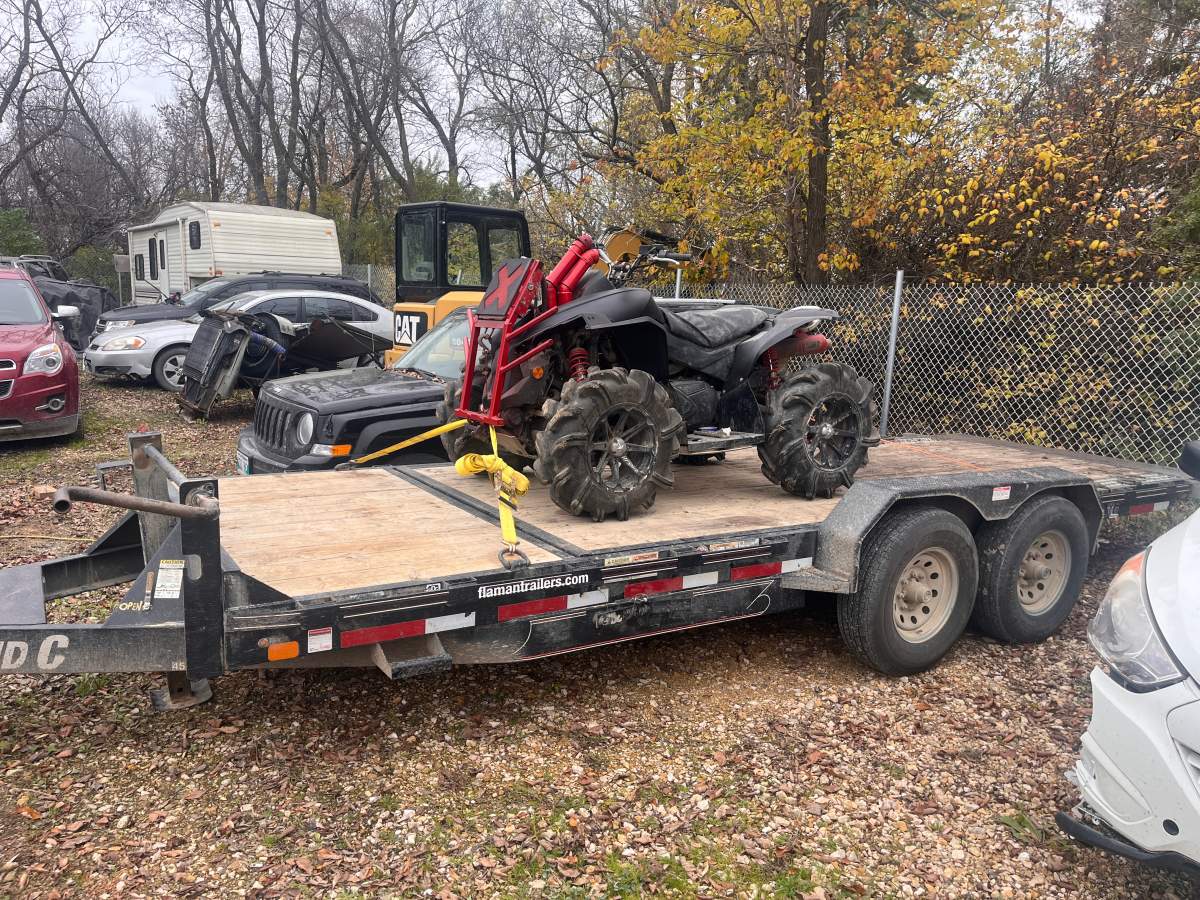 RCMP arrested a man from Gilbert Plains, Man. after finding about $375,000 in stolen items on his property.