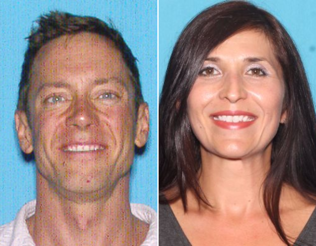 David Tronnes (L) was found guilty of murdering his wife Shanti Cooper-Tronnes after prosecutors say she refused to go on a home renovations shows with him.
