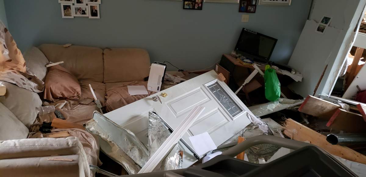 Parent says it was a miracle nobody got hurt. "If someone had been sitting in that living room, they would no longer be here."