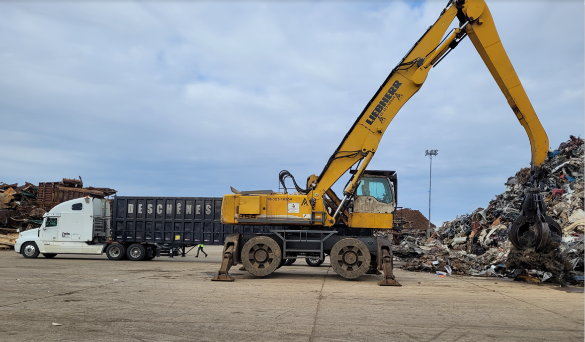 The operator, Justin Richards, had been working for American Iron and Metal for eight months when the incident took place.