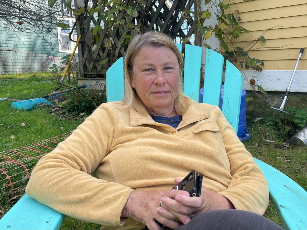 Alison Strachan at her home in Lunenburg, Nova Scotia.