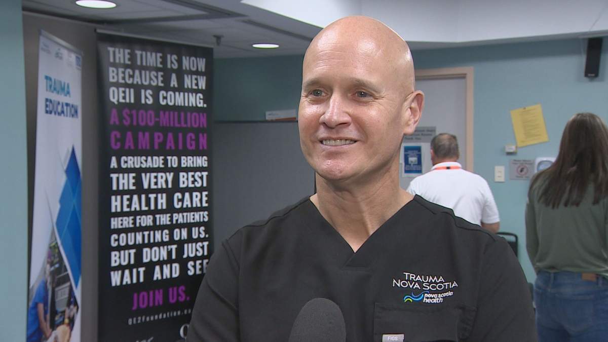 Dr. Robert Green says the trauma care training course gives health-care professionals the opportunity to learn standard trauma care.