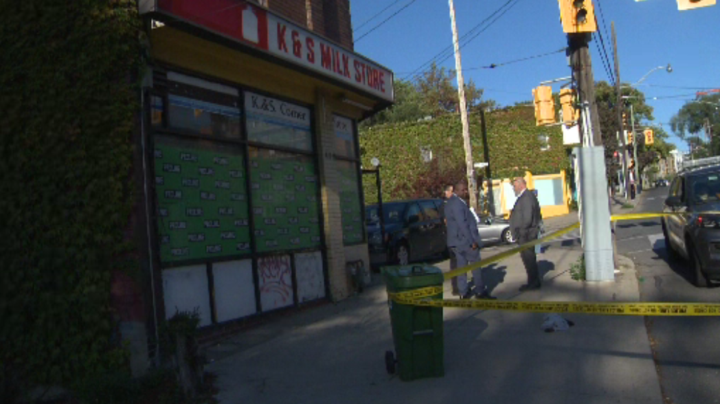 The scene of the stabbing in the Waverley and Kingston roads area on Tuesday.