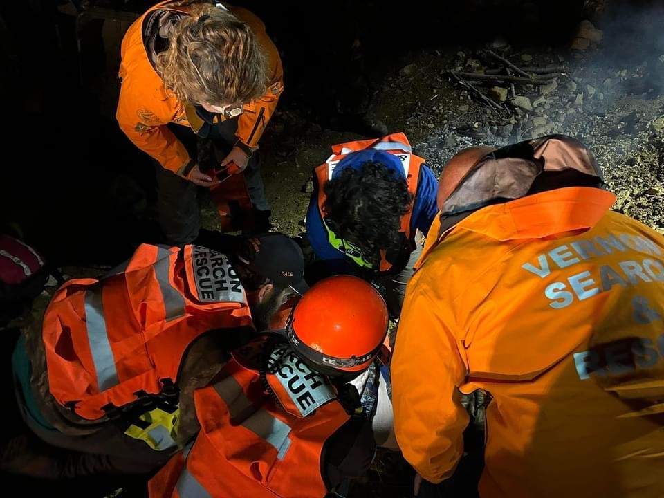 16 volunteers with Vernon Search and Rescue were called to assist members of BC Ambulance Saturday night, after a man sustained significant injuries rolling his ATV near Haddo Lake east of Lake Country.