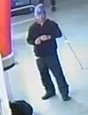 A man is wanted after hate-motivated graffiti was found on a Toronto store.
