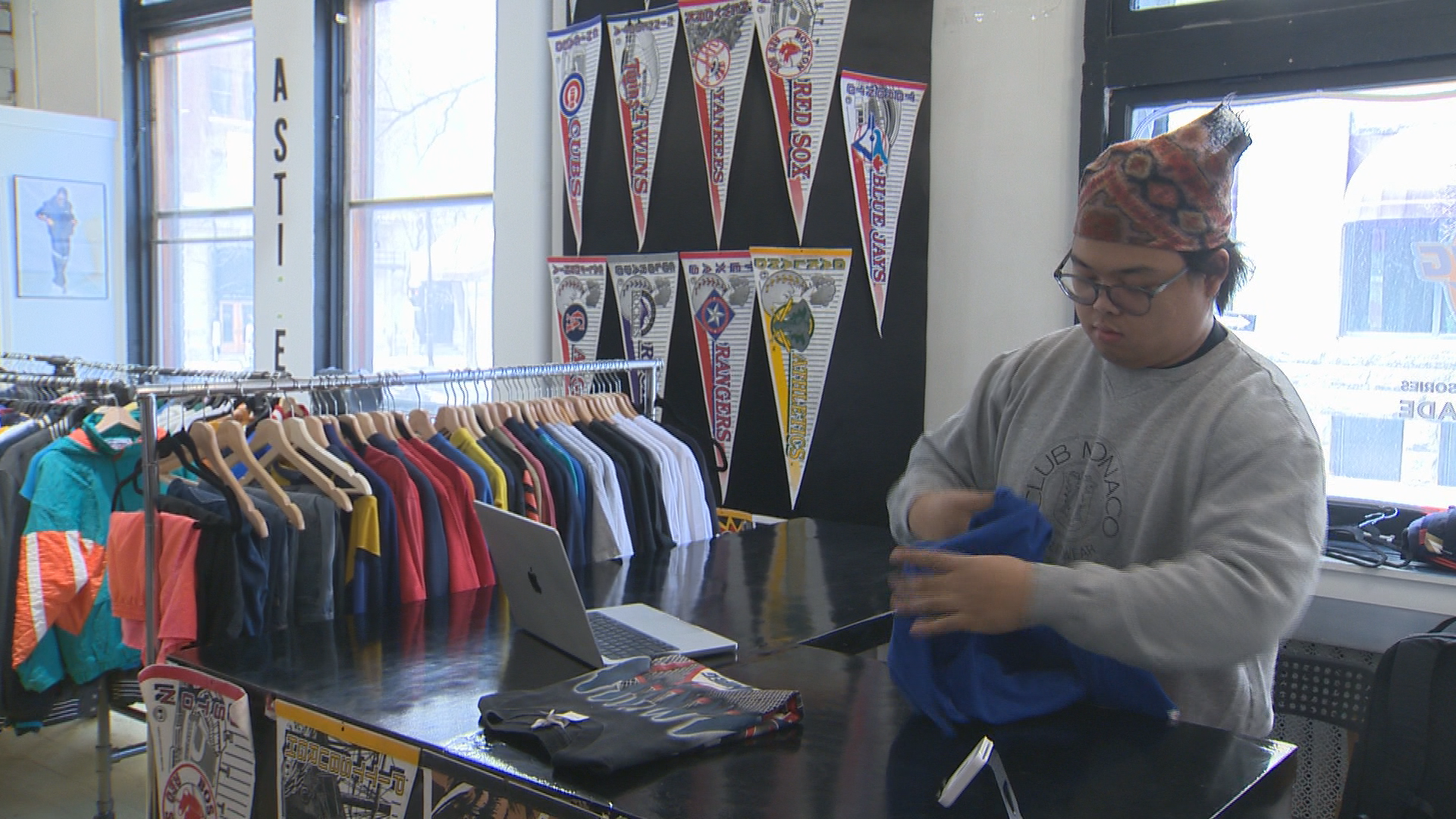 The owners of Clothing Bakery say there’s been increasing increase in vintage shopping, for particularly for sustainability reasons.