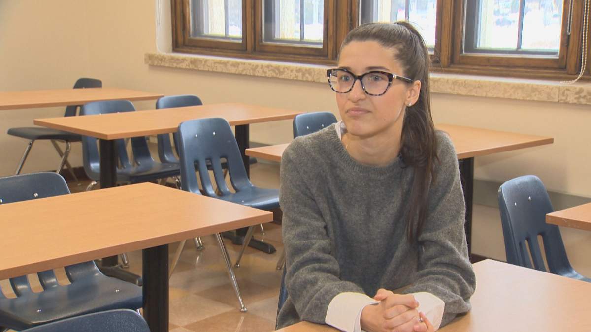 Anastasiia Malashonok, from Kyiv, Ukraine, hopes to be able to get back into the real estate business.