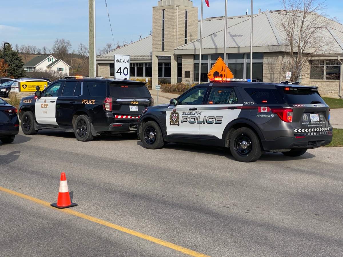 On Wednesday, Guelph police say the man appeared to be filming a woman and two 14-year-old girls at a west-end splash pad. The woman confronted the man, and he fled on foot. 