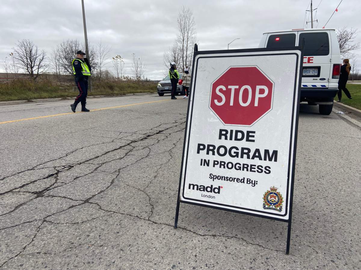 The annual enforcement and education initiative aims to take impaired drivers off Ontario roads as officers conduct RIDE checks 24-7 throughout the province.