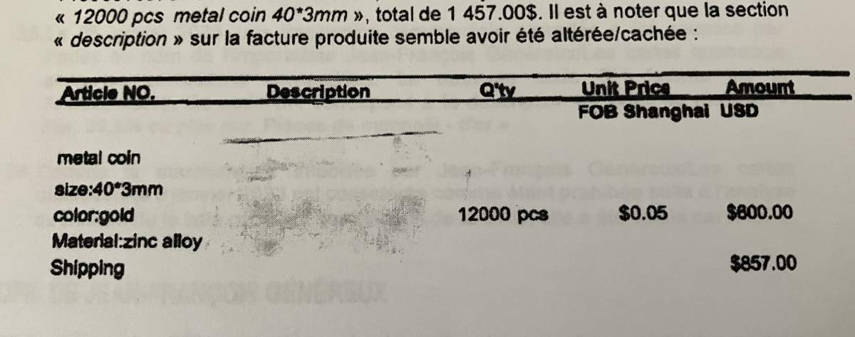Search warrant excerpt