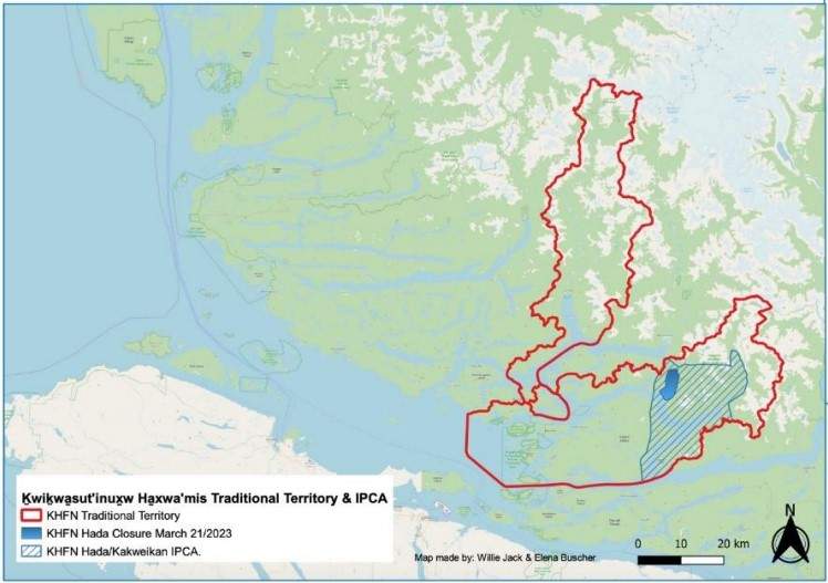 A map showing an IPCA
