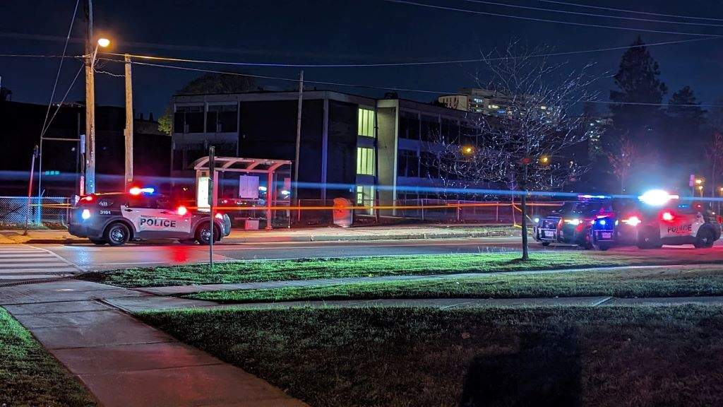 Toronto police are searching for two suspects after a youth was allegedly stabbed in the Jane and Finch area on Thursday, Nov. 9.