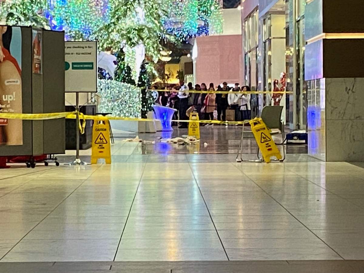 Three people were taken to hospital with serious injuries Friday night following an altercation that led to a stabbing at CrossIron Mills in Balzac.