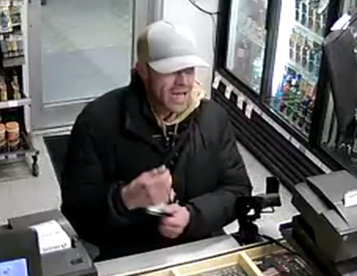 Calgary Police are appealing to the public for help finding a man believed to be responsible for a poppy box theft in the city's southeast.