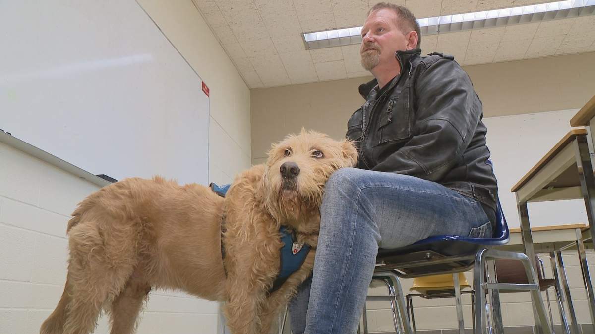 Richards and Felix are together 24 hours a day, helping him recognize mental health signals and avoiding crises.