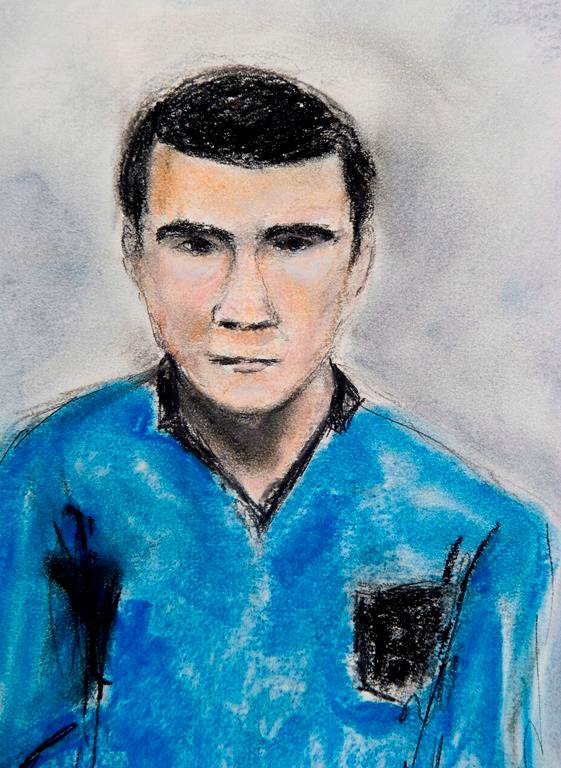 An Alberta mental health review board has rejected a discharge request from a man who killed five people at a Calgary house party almost a decade ago. Matthew de Grood, appearing in a Calgary court on April 22, 2014, is shown in this artist’s sketch. THE CANADIAN PRESS/Janice Fletcher