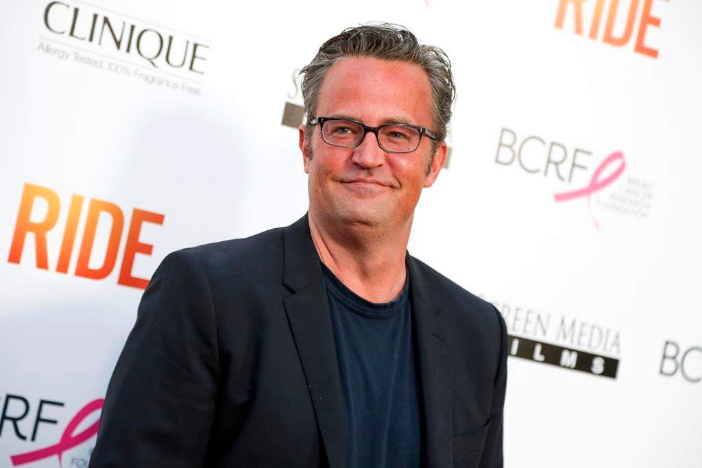 Matthew Perry arrives at the LA Premiere of "Ride" in Los Angeles.