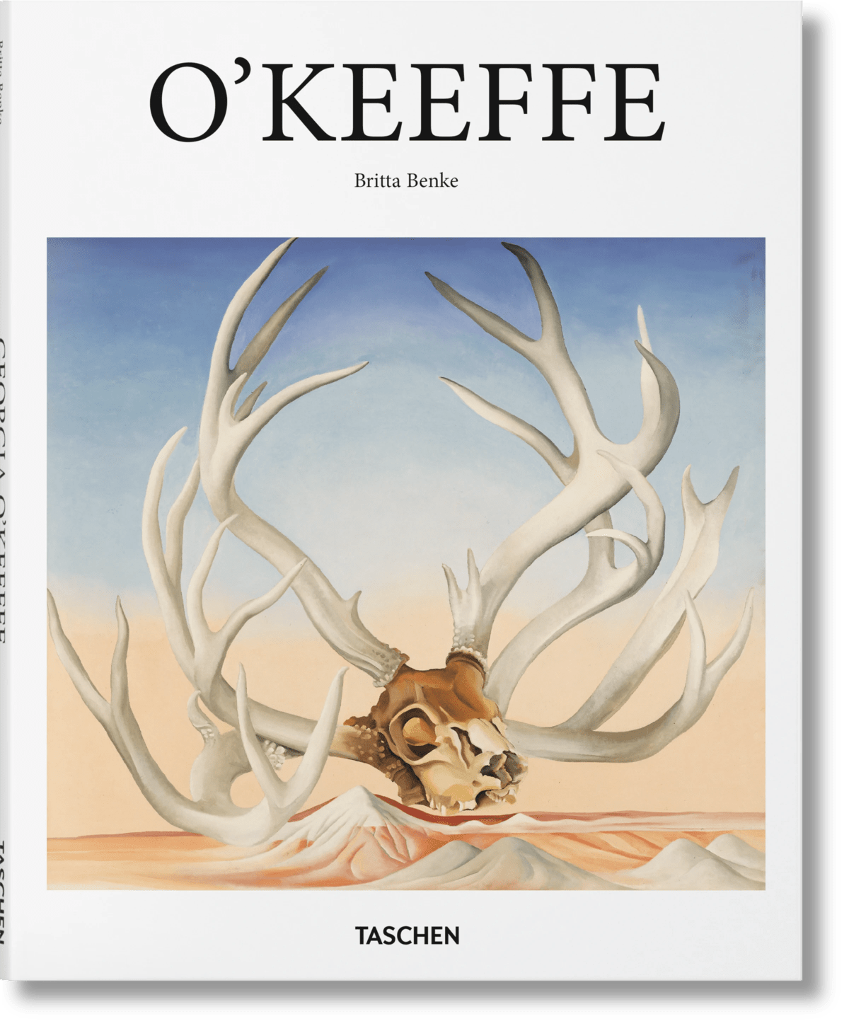 A Taschen book featuring the paintings of Georgia O'Keefe.